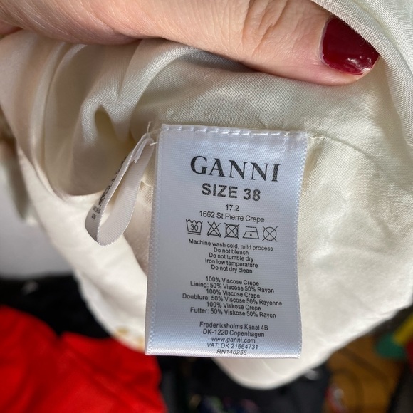 NWT GANNI St. Pierre Dress - Picture 6 of 6